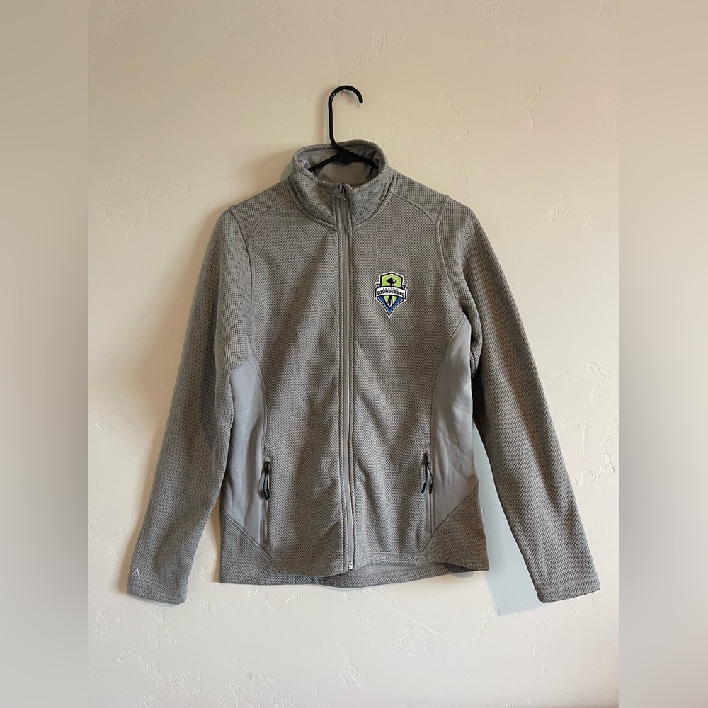 MLS Seattle Sounders Women’s Grey Zip Up